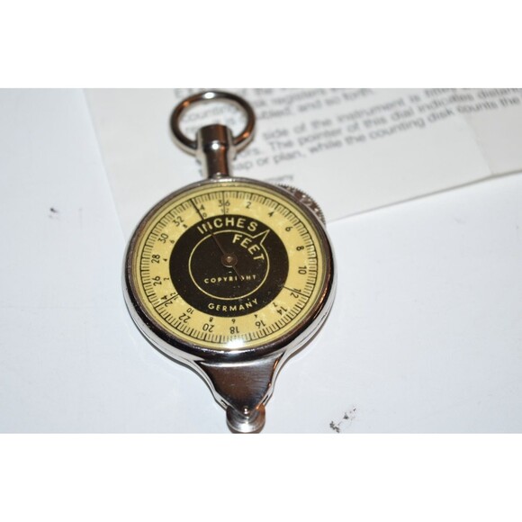 Vtg Alvin Opisometer Map Measure Inch Counter Gauge West Germany - Picture 3 of 6
